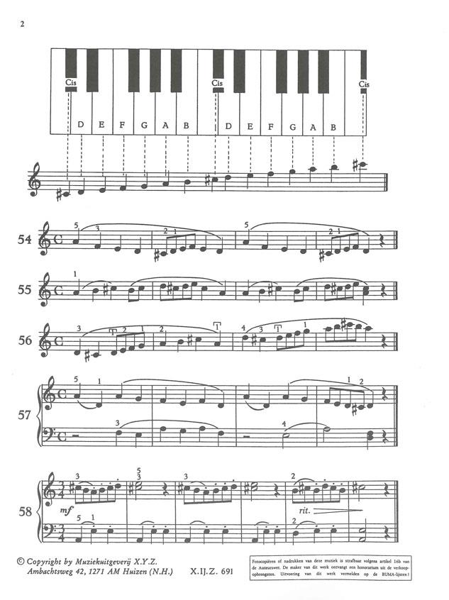 Steeds beter 2 - Progressieve studies voor piano - noty na klavír