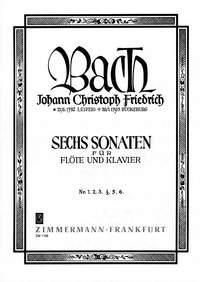 Sechs Sonaten BR B18/ Wf VIII:3/4 - Nr. 4 - příčná flétna a klavír
