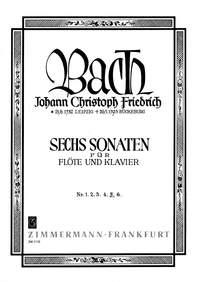 Sechs Sonaten BR B19/ Wf VIII:3/5 - Nr. 5 - příčná flétna a klavír