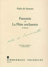 Fantaisie sur La flûte enchantée de Mozart op. 54 - (Reprint) - housle a klavír