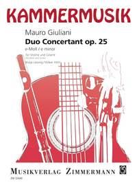 Duo Concertant e-Moll op. 25 - housle a klavír